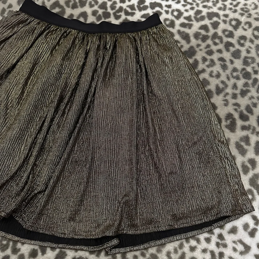 GapKids Shiny Metallic Skirt in Gold Size 12 Regular Girls